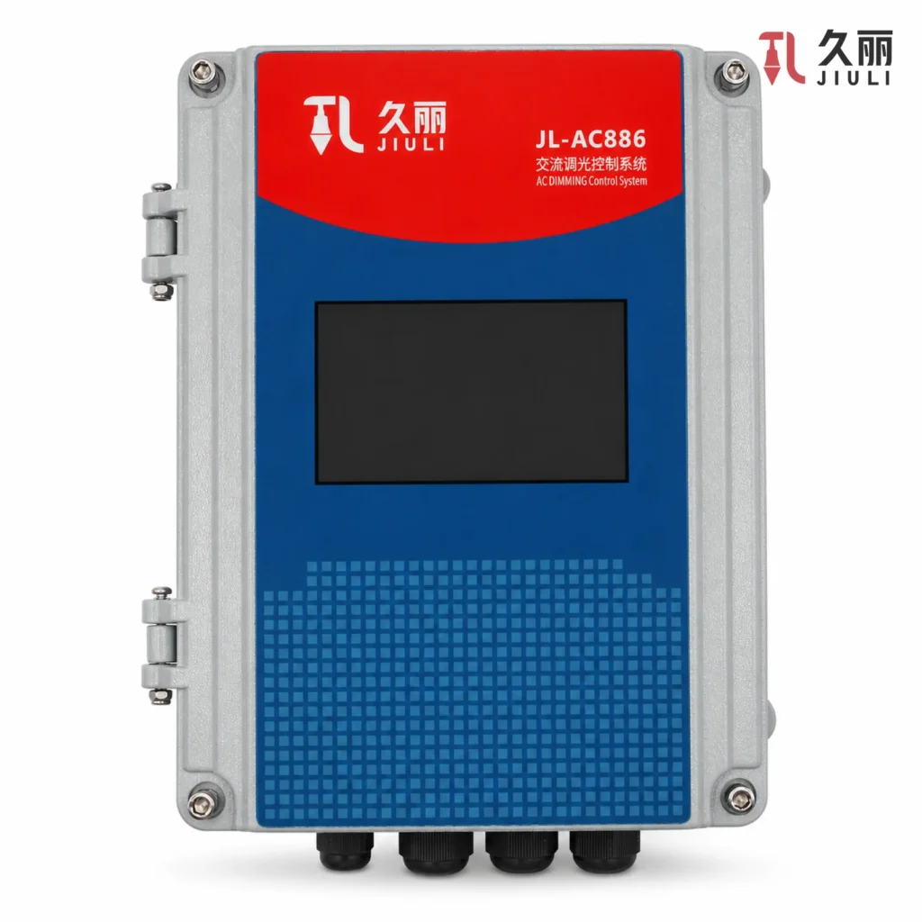 JL-AC886 Smart Poultry Lighting AC Dimming Controller, front product view